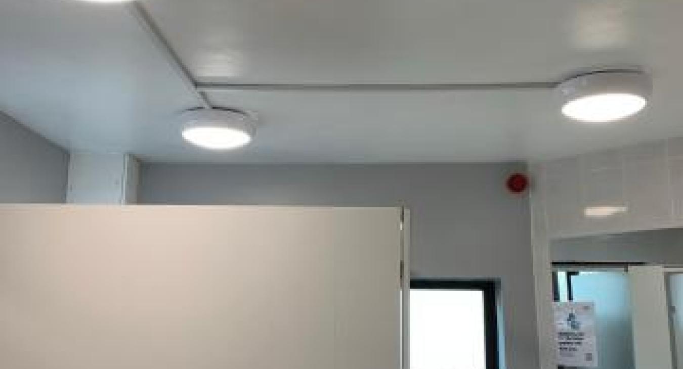 Commercial toilet lighting in Bromley