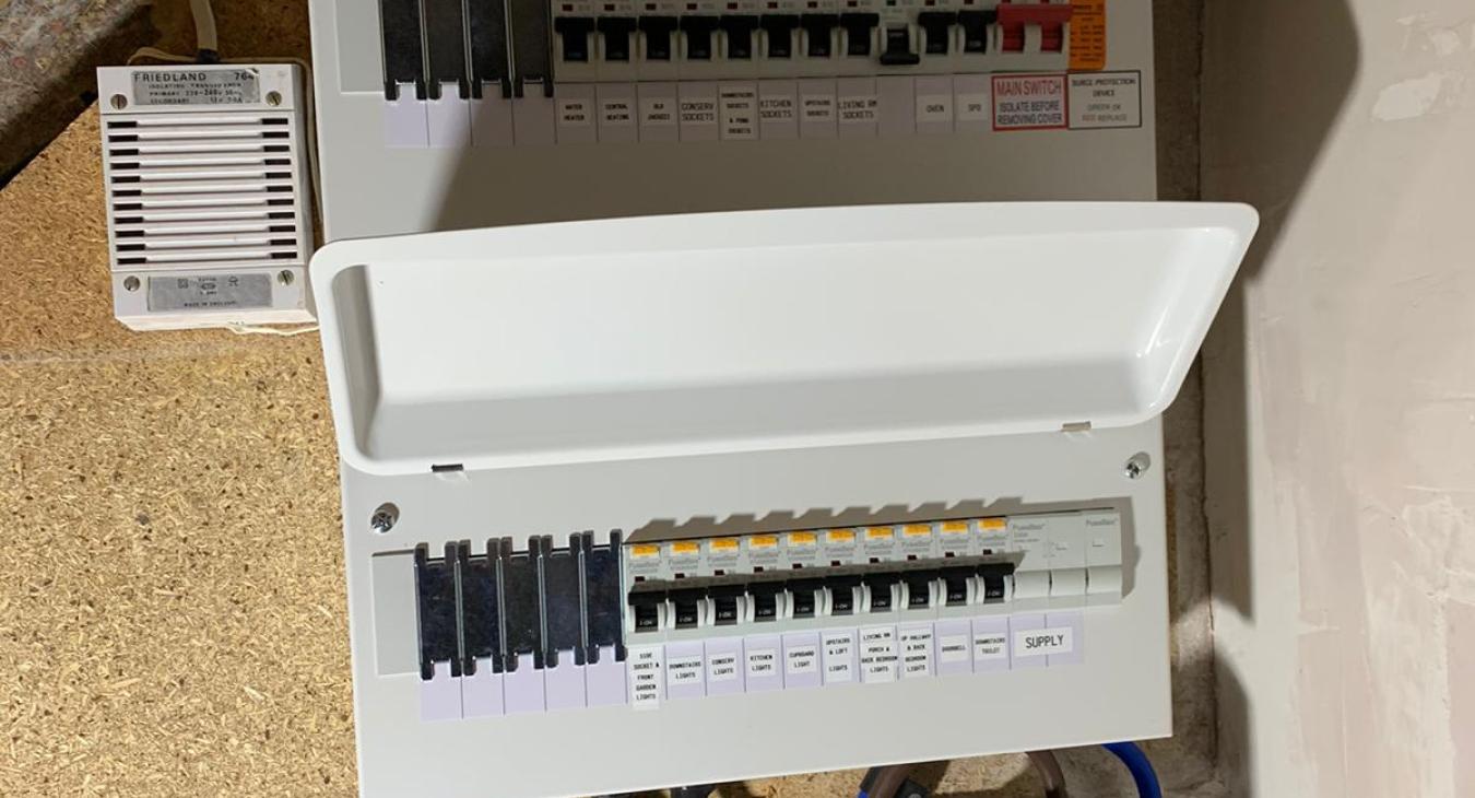 Replacement consumer unit in Farnborough, Orpington